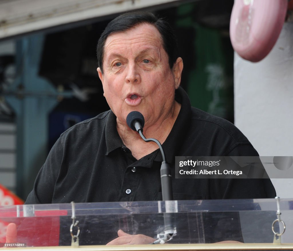 Burt Ward Is Honored With A Star On The Hollywood Walk Of Fame