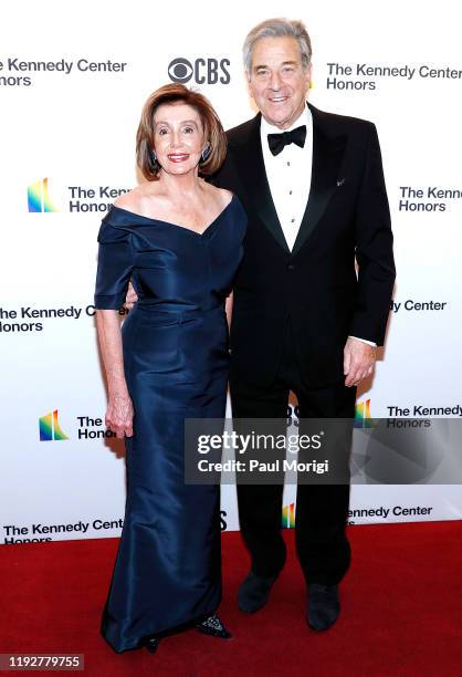 Speaker of the House Nancy Pelosi and Paul Pelosi attend the 42nd Annual Kennedy Center Honors at The Kennedy Center on December 08, 2019 in...