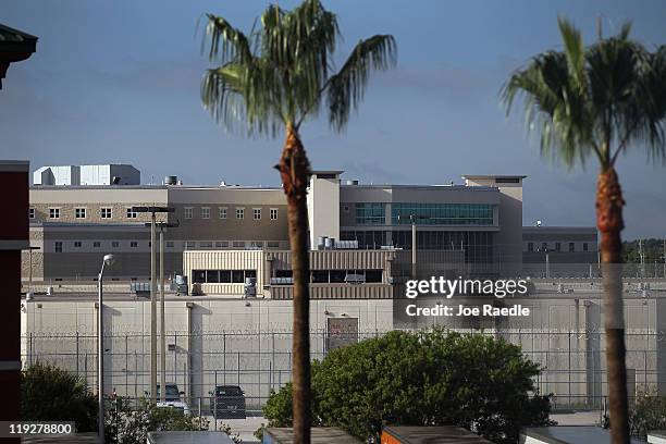 The Booking and Release Center at the Orange County Jail is seen where Casey Anthony is scheduled to be released from on July 17th after being...