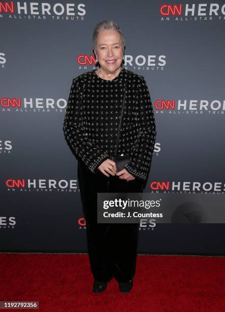 Kathy Bates attends the 13th Annual CNN Heroes at the American Museum of Natural History on December 08, 2019 in New York City.