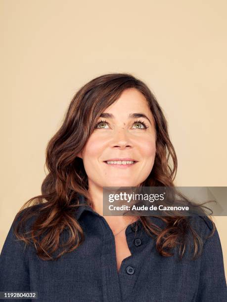 Comedian Blanche Gardin poses for a portrait on September 26, 2019 in Deauville, France.