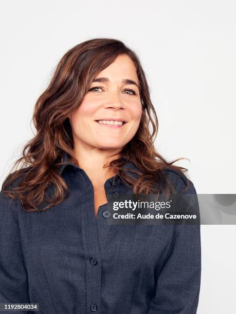 Comedian Blanche Gardin poses for a portrait on September 26, 2019 in Deauville, France.