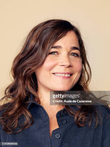 Comedian Blanche Gardin poses for a portrait on September 26, 2019 in Deauville, France.