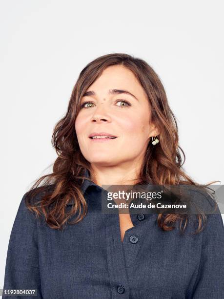 Comedian Blanche Gardin poses for a portrait on September 26, 2019 in Deauville, France.