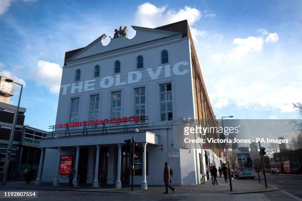 Exterior general view of the Old Vic theatre in central London. PA Photo. Picture date: Friday January 10, 2020. See PA story CITY Theatre. Photo...