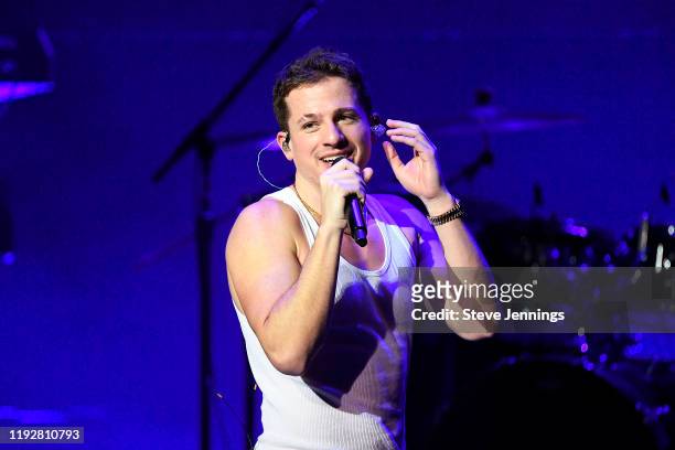Charlie Puth performs onstage during WiLD 94.9's FM's Jingle Ball 2019 at The Masonic Auditorium on December 08, 2019 in San Francisco, California.