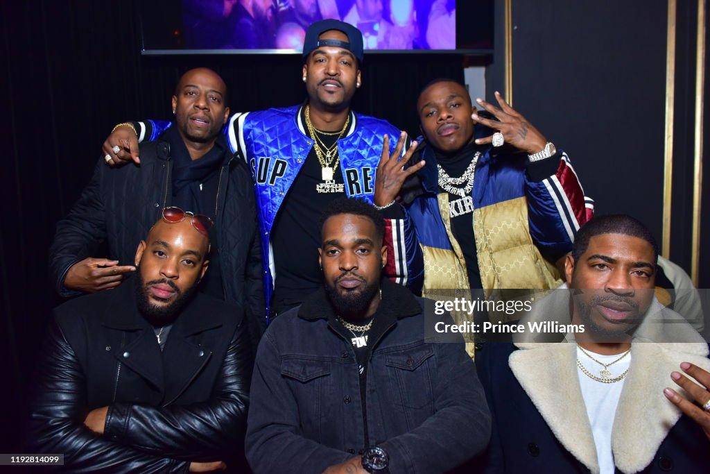 Dabay Raju Arnold Taylor, DJ infamous, 1Playy, DaBaby and Dj Holiday attend ...