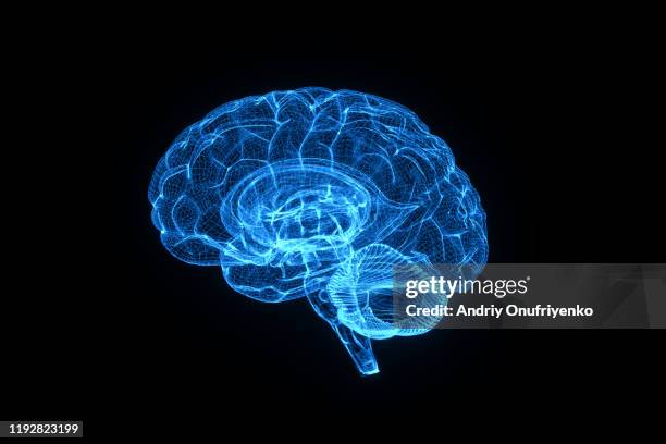 artificial intelligence brain - math equations on white stock pictures, royalty-free photos & images