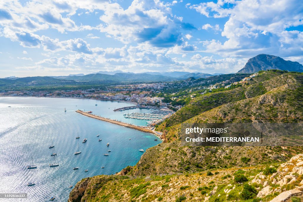 Javea Xabia skyline Mediterranean Alicante