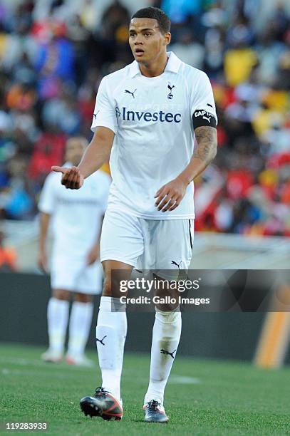 Jermain Jenas during the 2011 Vodacom Challenge match between Kaizer Chiefs and Tottenham Hotspur from Peter Mokaba Stadium on July 16, 2011 in...