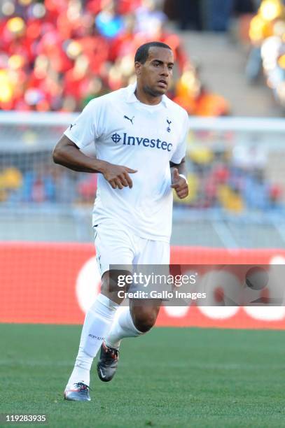 Tom Huddlestone during the 2011 Vodacom Challenge match between Kaizer Chiefs and Tottenham Hotspur from Peter Mokaba Stadium on July 16, 2011 in...