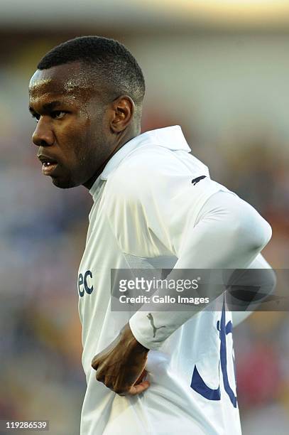 Bongani Khumalo of Tottenham during the 2011 Vodacom Challenge match between Kaizer Chiefs and Tottenham Hotspur at Peter Mokaba Stadium on July 16,...