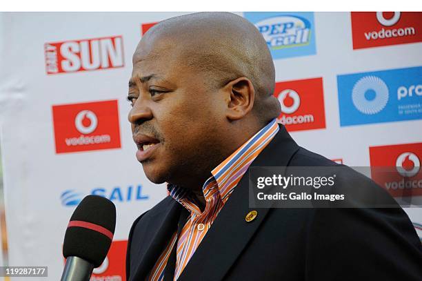 Manager Bobby Motaung of Kaizer Chiefs during the 2011 Vodacom Challenge match between Kaizer Chiefs and Tottenham Hotspur at Peter Mokaba Stadium on...