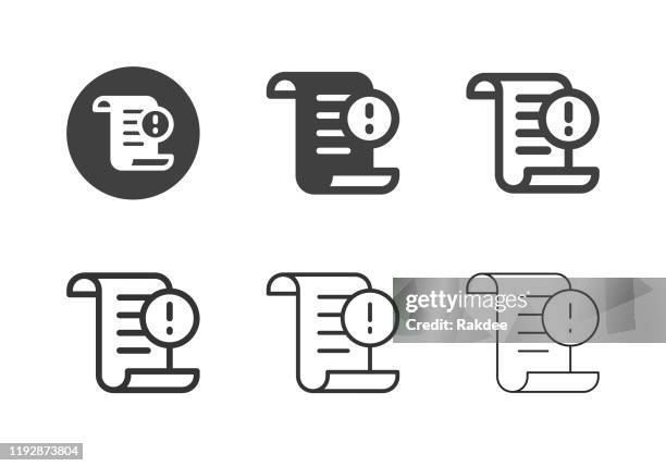 stockillustraties, clipart, cartoons en iconen met subpoena icons-multi-serie - bijwonen