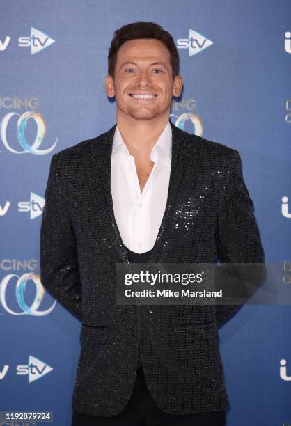 Joe Swash during the Dancing On Ice 2019 photocall at ITV Studios on December 09, 2019 in London, England.