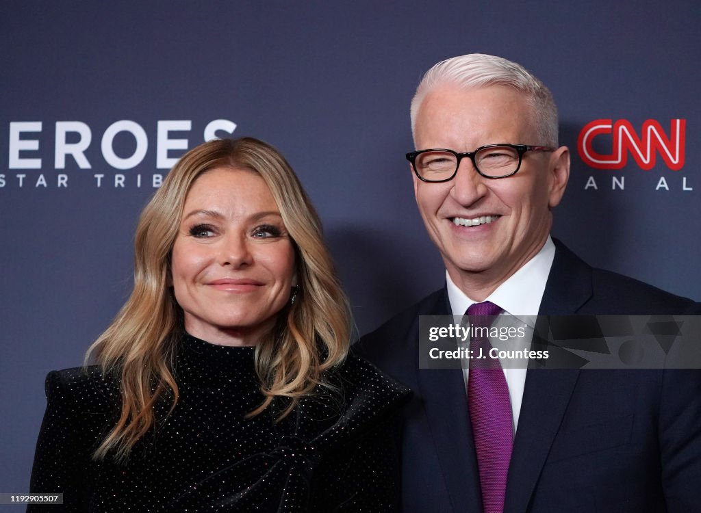 Kelly Ripa Cooper Kelly Ripa and Anderson Cooper attend the 13th Annual CNN Heroes at ...