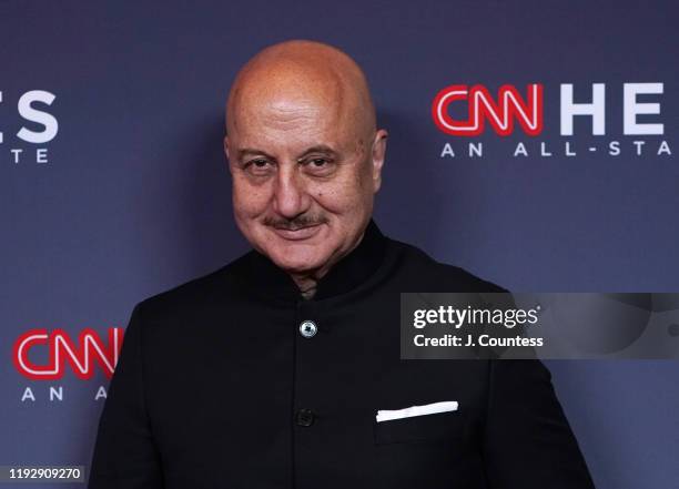 Anupam Kher attends the 13th Annual CNN Heroes at the American Museum of Natural History on December 08, 2019 in New York City.