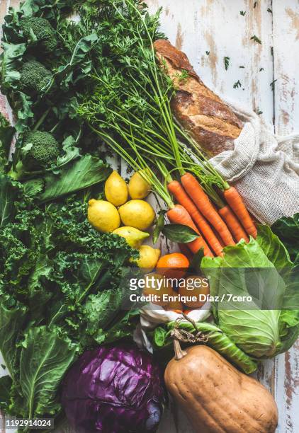 winter market vegetables flat lay - crucifers stock pictures, royalty-free photos & images