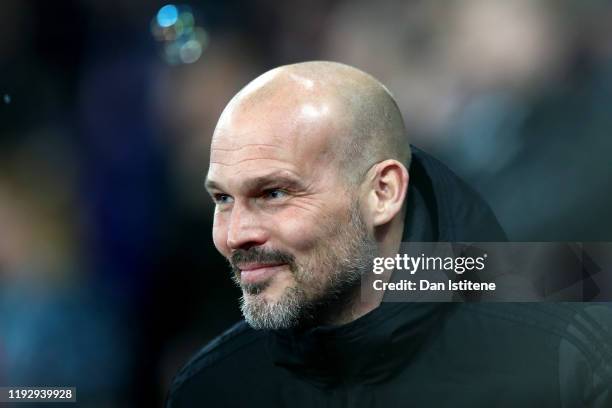 Freddie Ljungberg, Interim Manager of Arsenal during the Premier League match between West Ham United and Arsenal FC at London Stadium on December...