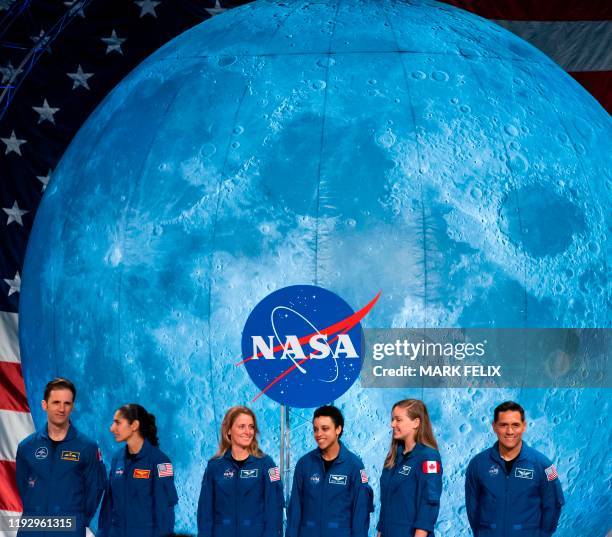 And Canadian Space Agency astronauts are introduces during their graduation at Johnson Space Center in Houston Texas, on January 10, 2020. - The 13...