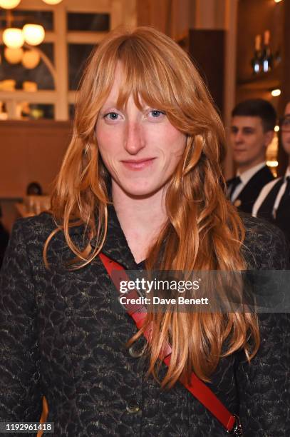 Molly Goddard attends the press night pre-show reception for "La Boheme" at The Royal Opera House on January 10, 2020 in London, England.