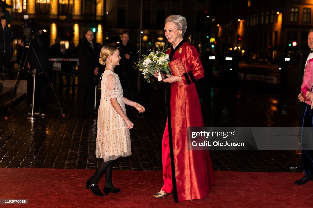 Queen Margrethe Of Denmark Participates At A Gala Performance