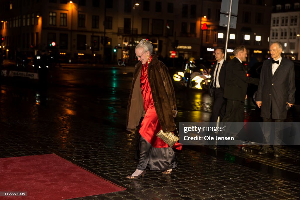 Queen Margrethe Of Denmark Participates At A Gala Performance