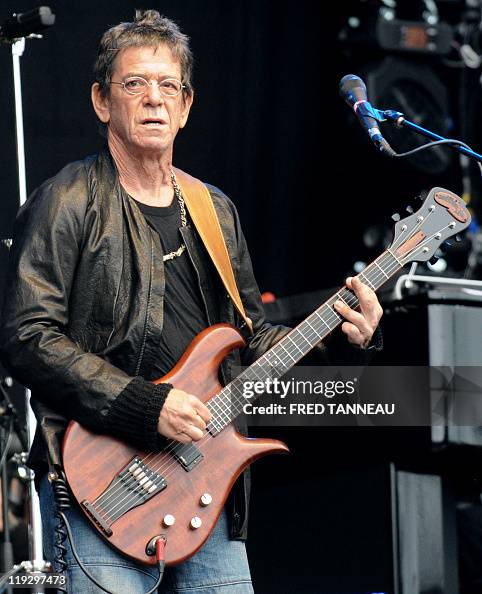 Singer Reed US singer Lou Reed performs on the stage of the 20th edition of the ...