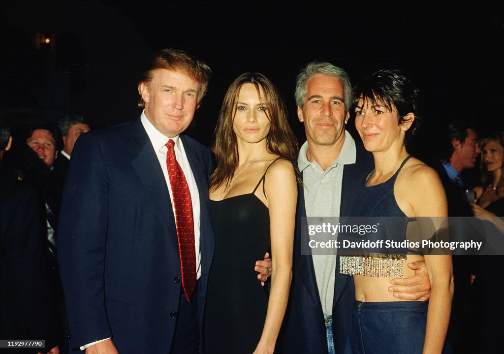 Trump, Knauss, Epstein, & Maxwell At Mar-A-Lago