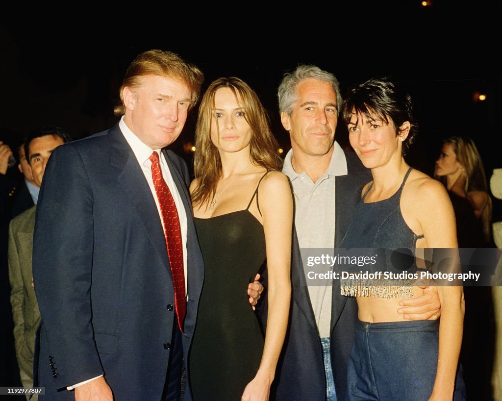 Trump, Knauss, Epstein, & Maxwell At Mar-A-Lago