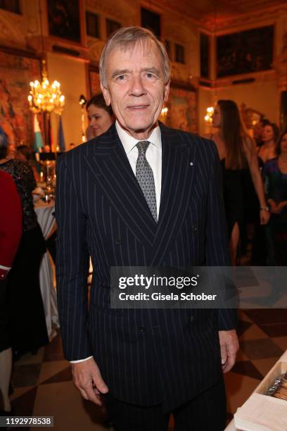 Georg Freiherr von Waldenfels during the new year reception of the Bavarian state government at Residenz on January 10, 2020 in Munich, Germany.