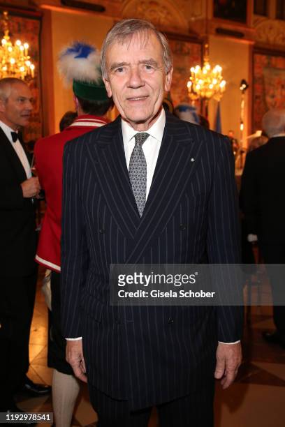 Georg Freiherr von Waldenfels during the new year reception of the Bavarian state government at Residenz on January 10, 2020 in Munich, Germany.