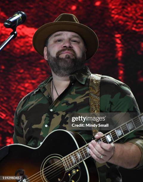 Singer/songwriter James Otto performs during the Daryle Singletary's 'Keepin' it Country' hosted by Andy Griggs show during the National Finals...