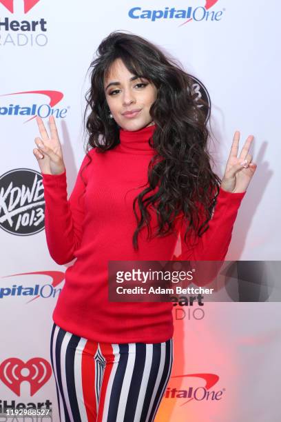 Camila Cabello attends 101.3 KDWB's Jingle Ball 2019 presented by Capital One at Xcel Energy Center on December 9, 2019 in St. Paul/Minneapolis,...