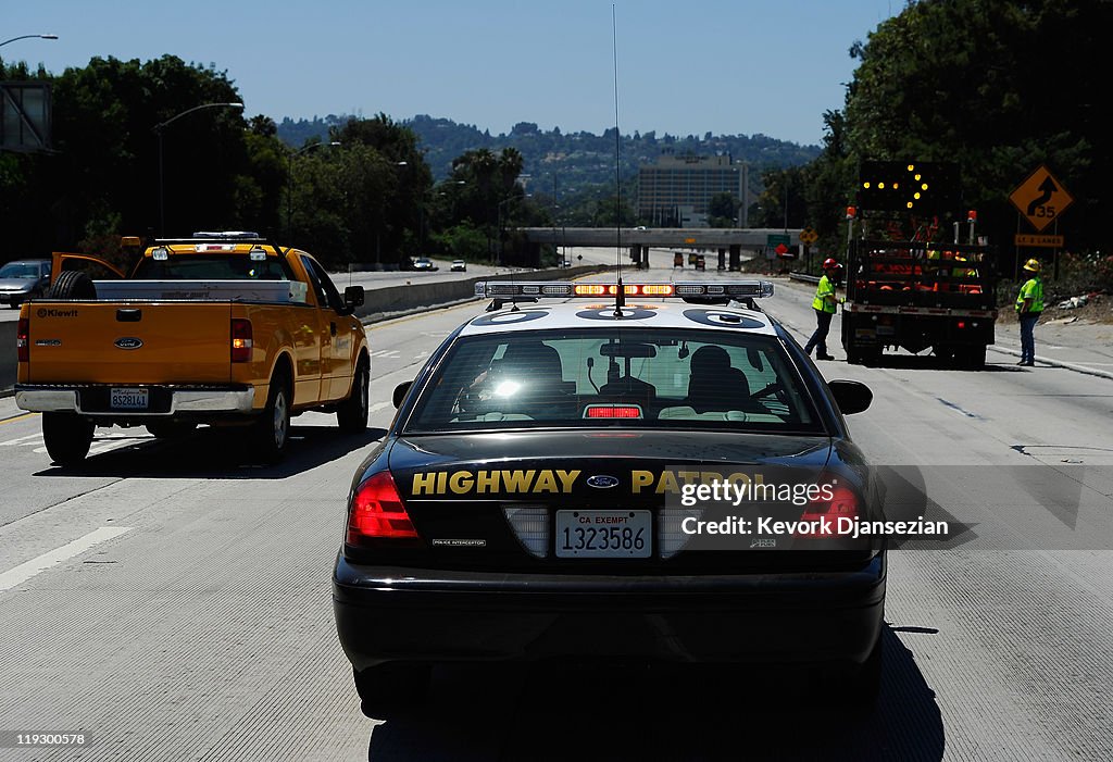 Los Angeles's 405 Freeway Re-Opens Ahead Of Schedule