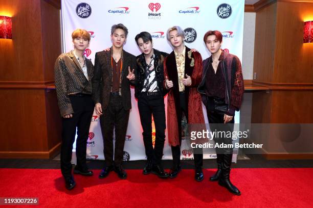 Monsta X attend 101.3 KDWB's Jingle Ball 2019 presented by Capital One at Xcel Energy Center on December 9, 2019 in St. Paul/Minneapolis, Minnesota.