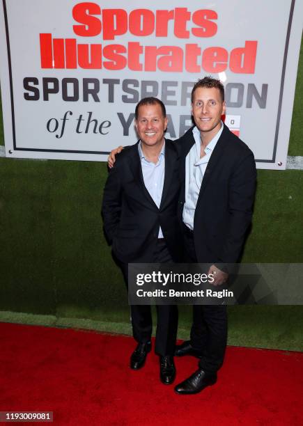 Jamie Salter and Corey Salter attend the Sports Illustrated Sportsperson Of The Year 2019 at The Ziegfeld Ballroom on December 09, 2019 in New York...