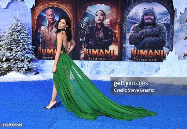 Lexy Panterra attends the premiere of Sony Pictures' "Jumanji: The Next Level" at TCL Chinese Theatre on December 09, 2019 in Hollywood, California.