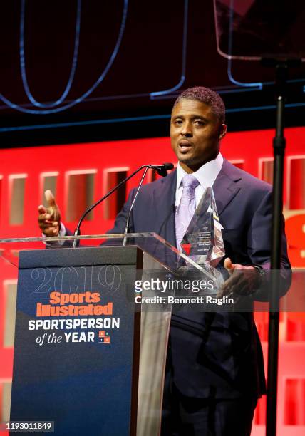 Warrick Dunn attends the Sports Illustrated Sportsperson Of The Year 2019 at The Ziegfeld Ballroom on December 09, 2019 in New York City.