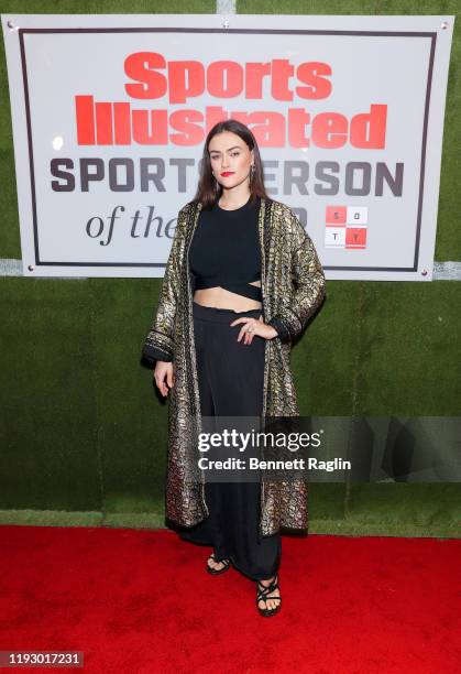 Myla Dalbesio attends the Sports Illustrated Sportsperson Of The Year 2019 at The Ziegfeld Ballroom on December 09, 2019 in New York City.