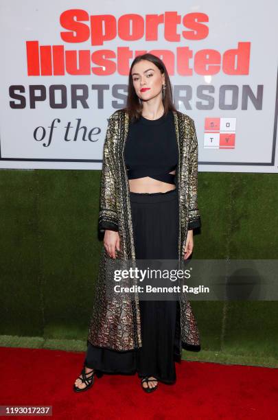 Myla Dalbesio attends the Sports Illustrated Sportsperson Of The Year 2019 at The Ziegfeld Ballroom on December 09, 2019 in New York City.