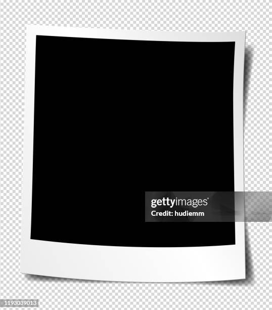 vector blank picture frame textured isolated on white background - photograph stock illustrations