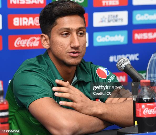 Rahil Nazir Rohail Nazir of Pakistan during a press conference prior to the ICC ...