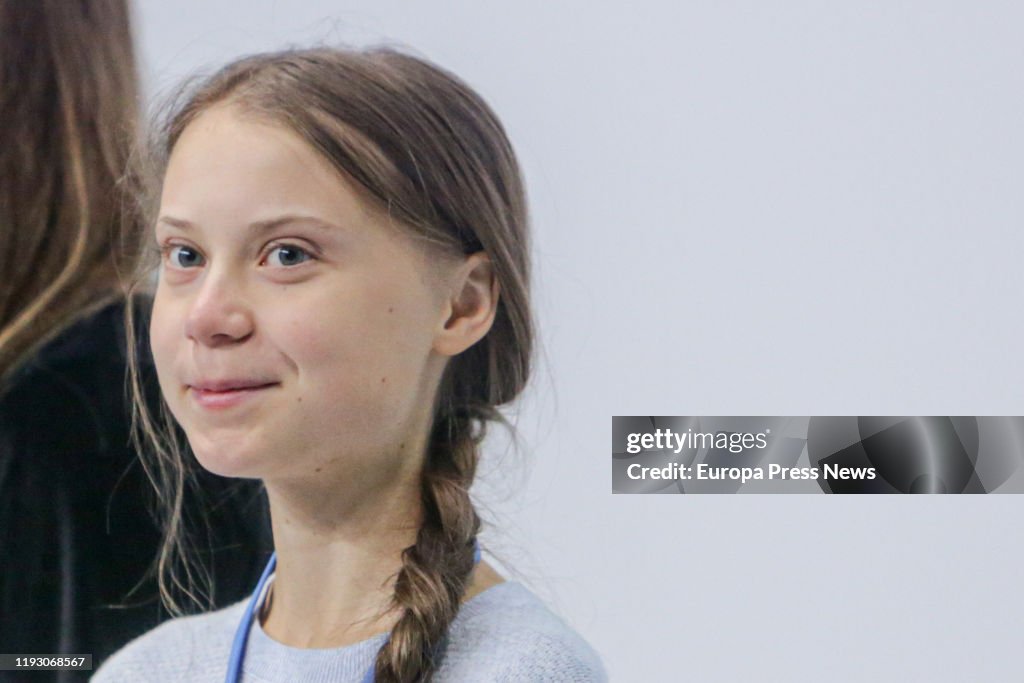 Press Conference of Greta Thunberg, Luisa Neubauer And Other Young Climate Activists
