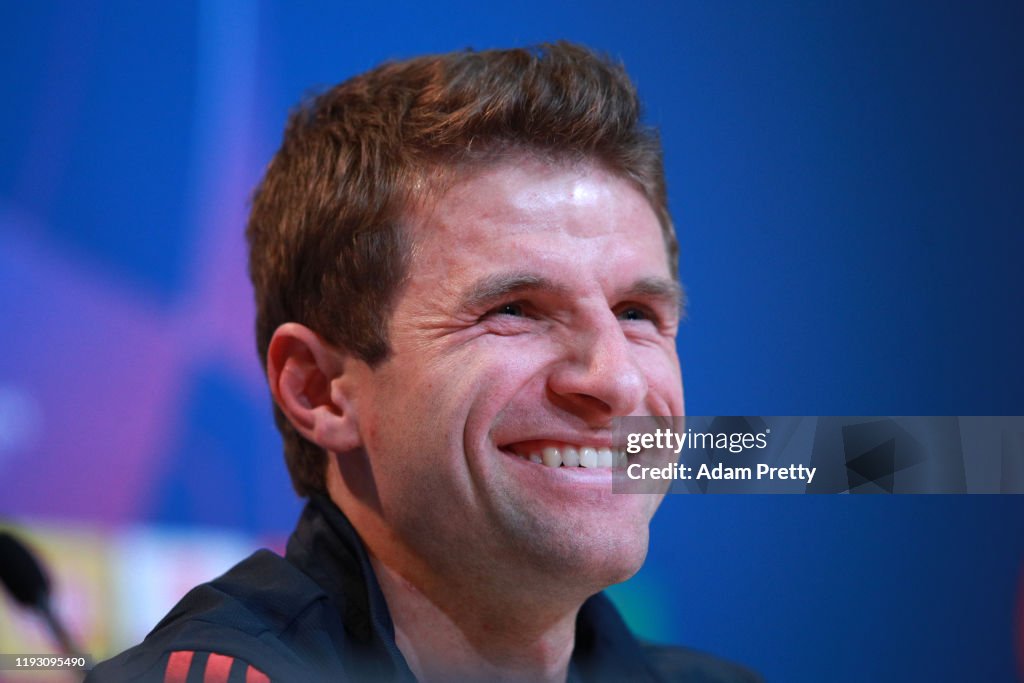 Bayern Muenchen - Press Conference & Training Session