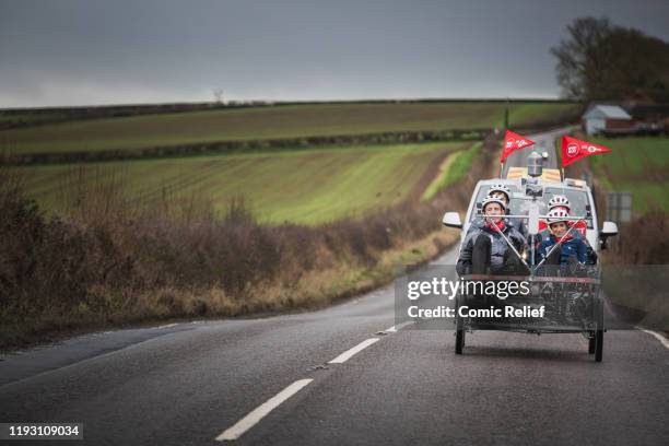 Former Welsh and British Lions rugby captain Gareth Thomas on Day 2 of the Tour De Trophy challenge in aid of Sport Relief. Cycling from Cardiff to...