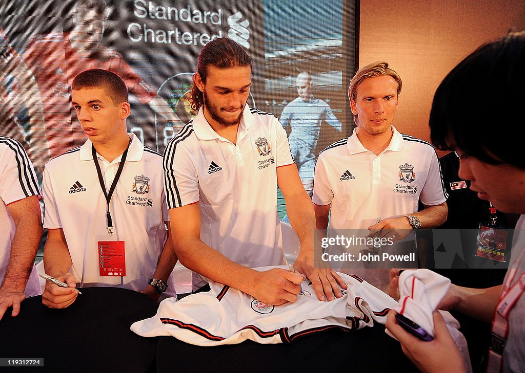 Liverpool Players Visit Pavilion Mall in Kuala Lumpur