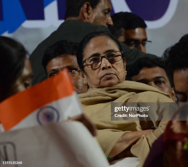 West Bengal Chief Minister &amp; Trinamool Congress Supremo Mamata Banerjee participated in a demonstration being held by Trinamool Chhatra Parishad...