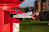 Red UK Mailbox