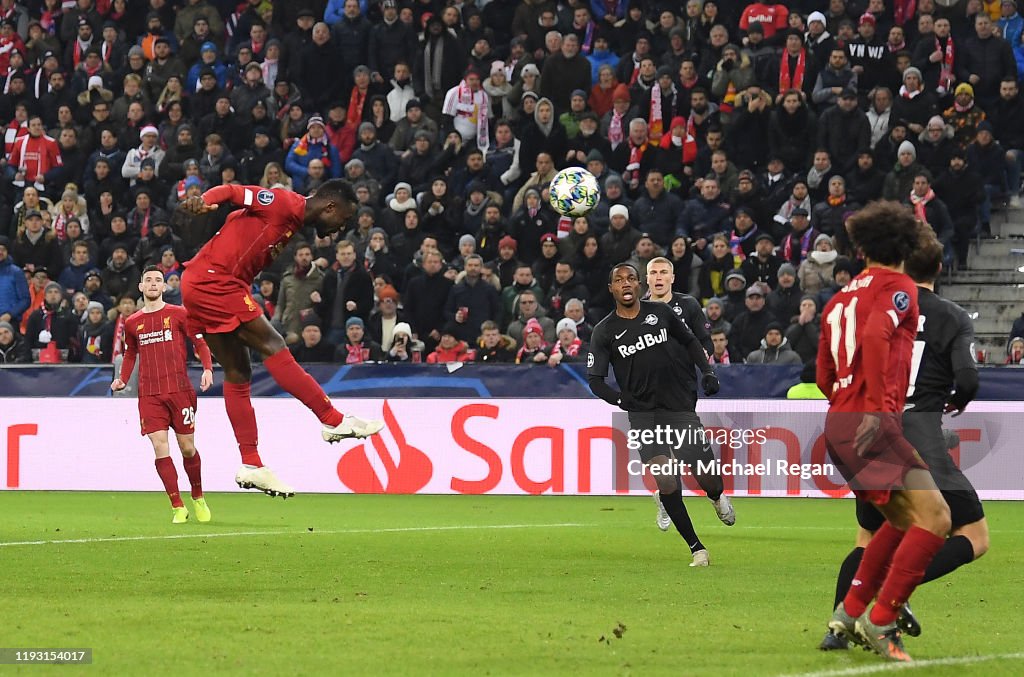 RB Salzburg v Liverpool FC: Group E - UEFA Champions League